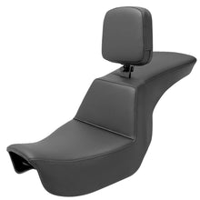Saddlemen Tour Step Up Seat - Rider Backrest - Plain - Dyna '06-'17 806-04-194BR_1157621