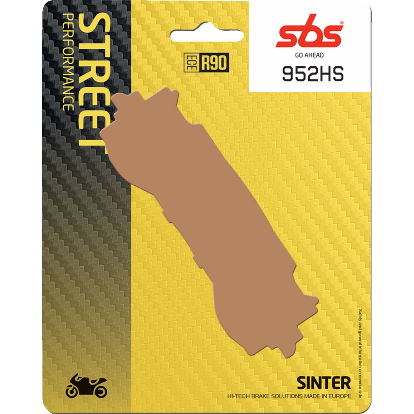 SBS Sintered Brake Pads - Front for Honda 2018-2021	GL1800 Gold Wing [MPN: 952HS]_1164852