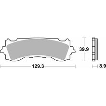SBS Sintered Brake Pads - Front for Honda 2018-2021	GL1800 Gold Wing [MPN: 952HS]_1164853