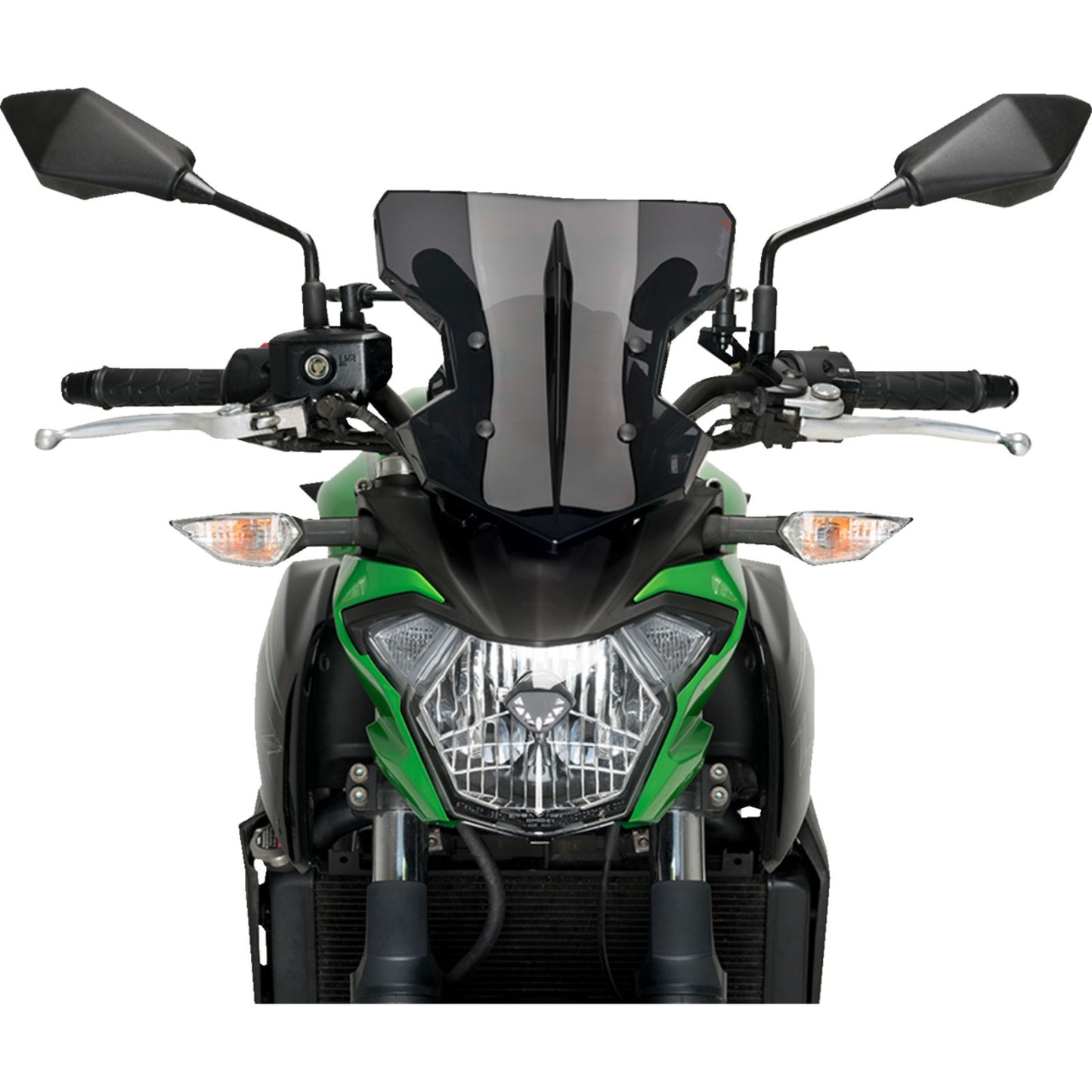 Puig Flanker Windshield - Dark Smoke for Kawasaki 20335F_1167025