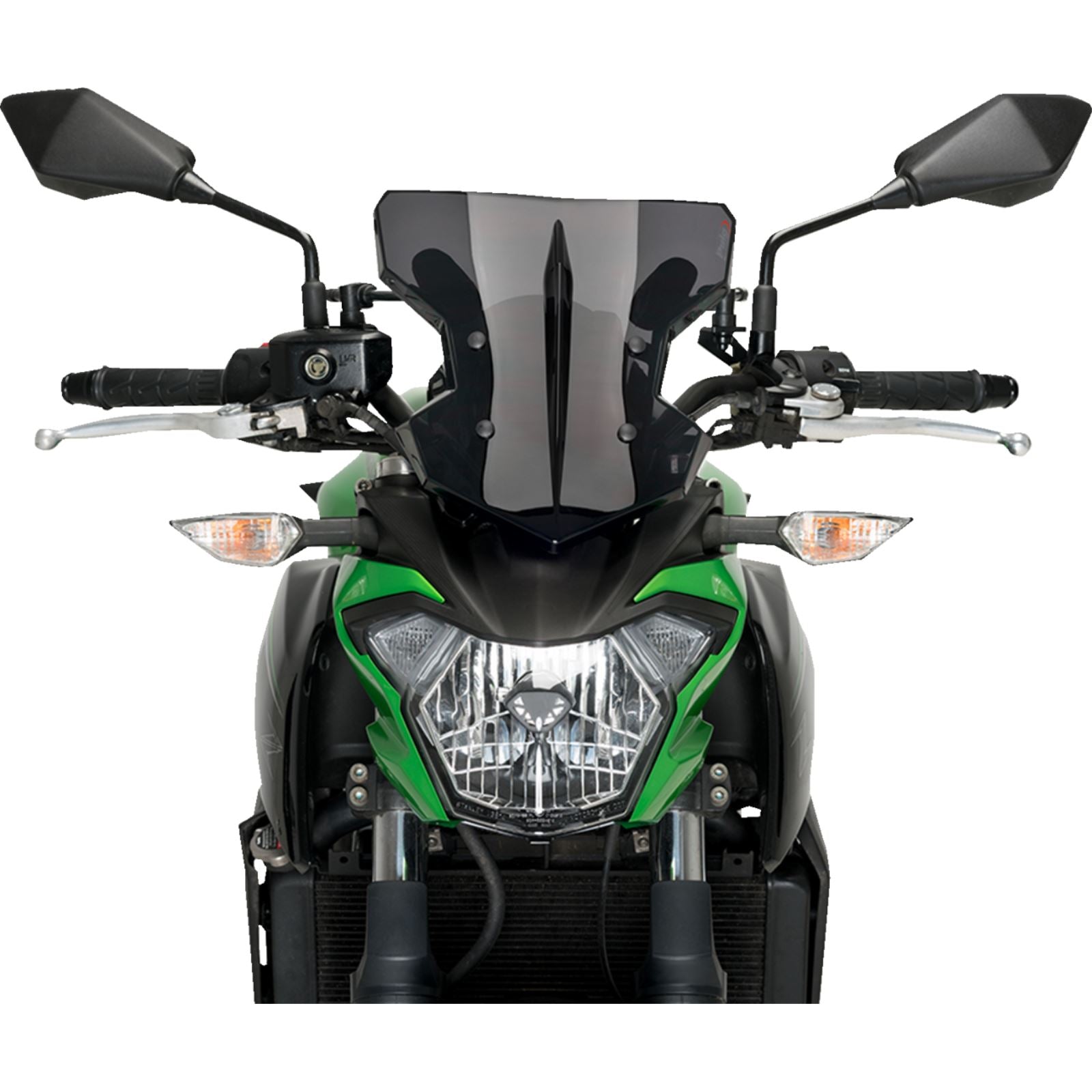 Puig Flanker Windshield - Dark Smoke for Kawasaki 20335F_1167025