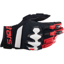 Alpinestars Halo Riding Gloves - Black/White/Bright Red - Medium [MPN: 3504822-1304-M]_1157660