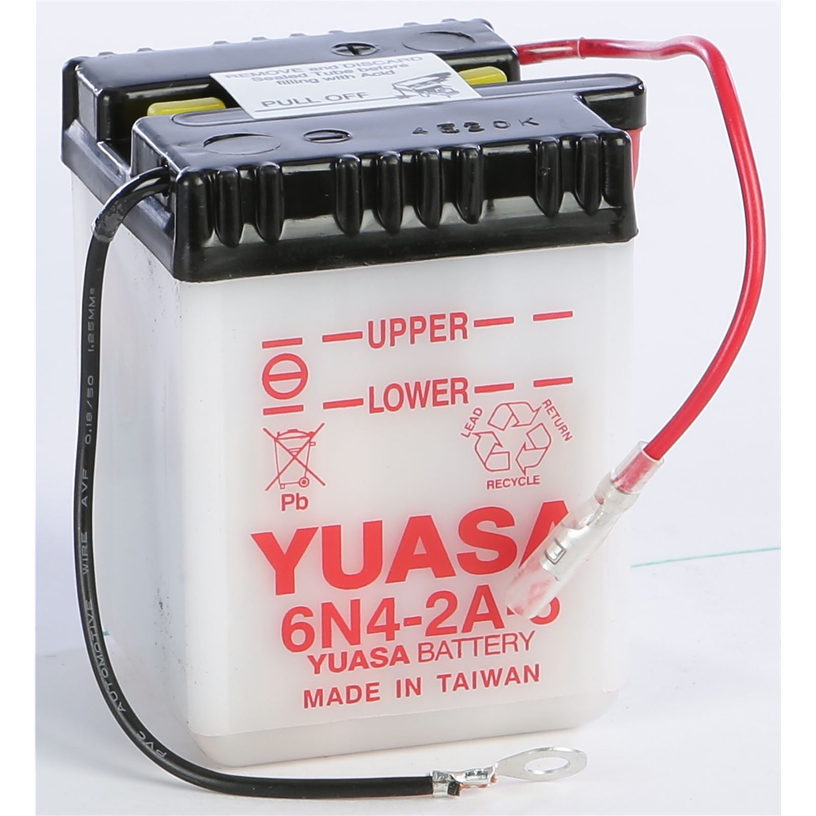 Yuasa Battery 6N4-2A-5 Conventional electrolyte Sold Separately YUAM2645A_195648