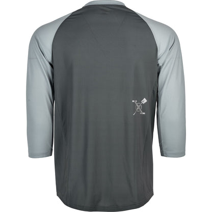 Fly Racing Ripa 3/4 Sleeve Jersey - Grey/Light Grey - Small 352-8133S_1158974
