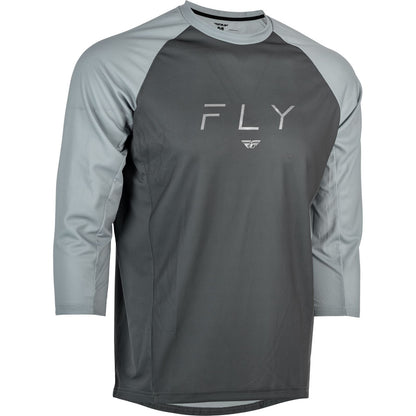 Fly Racing Ripa 3/4 Sleeve Jersey - Grey/Light Grey - 2XL 352-81332X_1158978