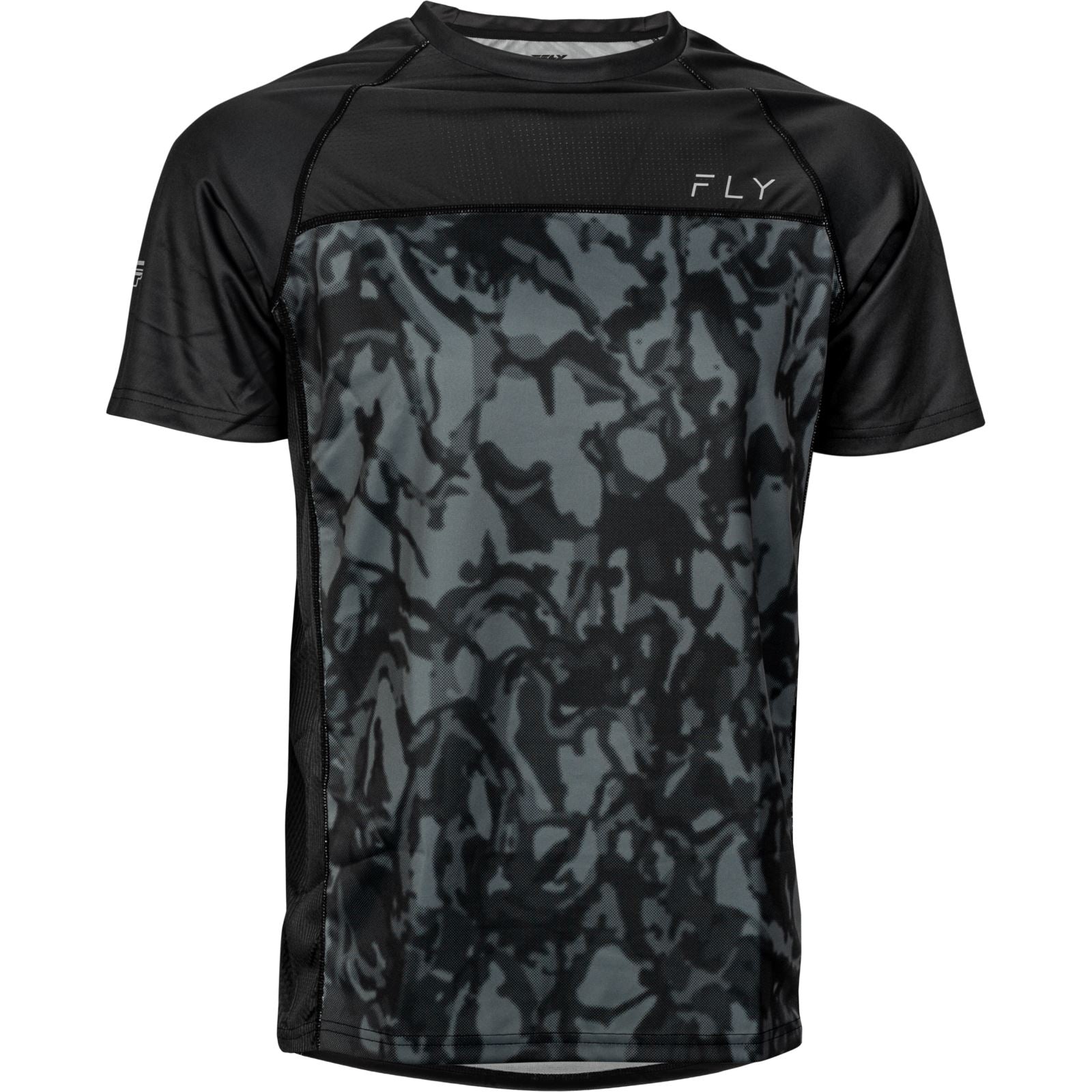 Fly Racing Super D Jersey - Dark Grey Camo/Black - XL 352-8140X_1158941