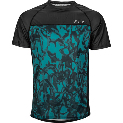 Fly Racing Super D Jersey - Evergreen Camo/Black - Large 352-8141L_1158944
