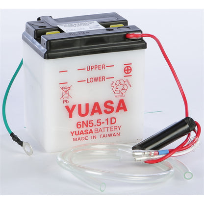 Yuasa Battery 6N5.5-1D Convent electrolyte Sold Separately OPEN BOX [MPN: YUAM2655B]_2402622