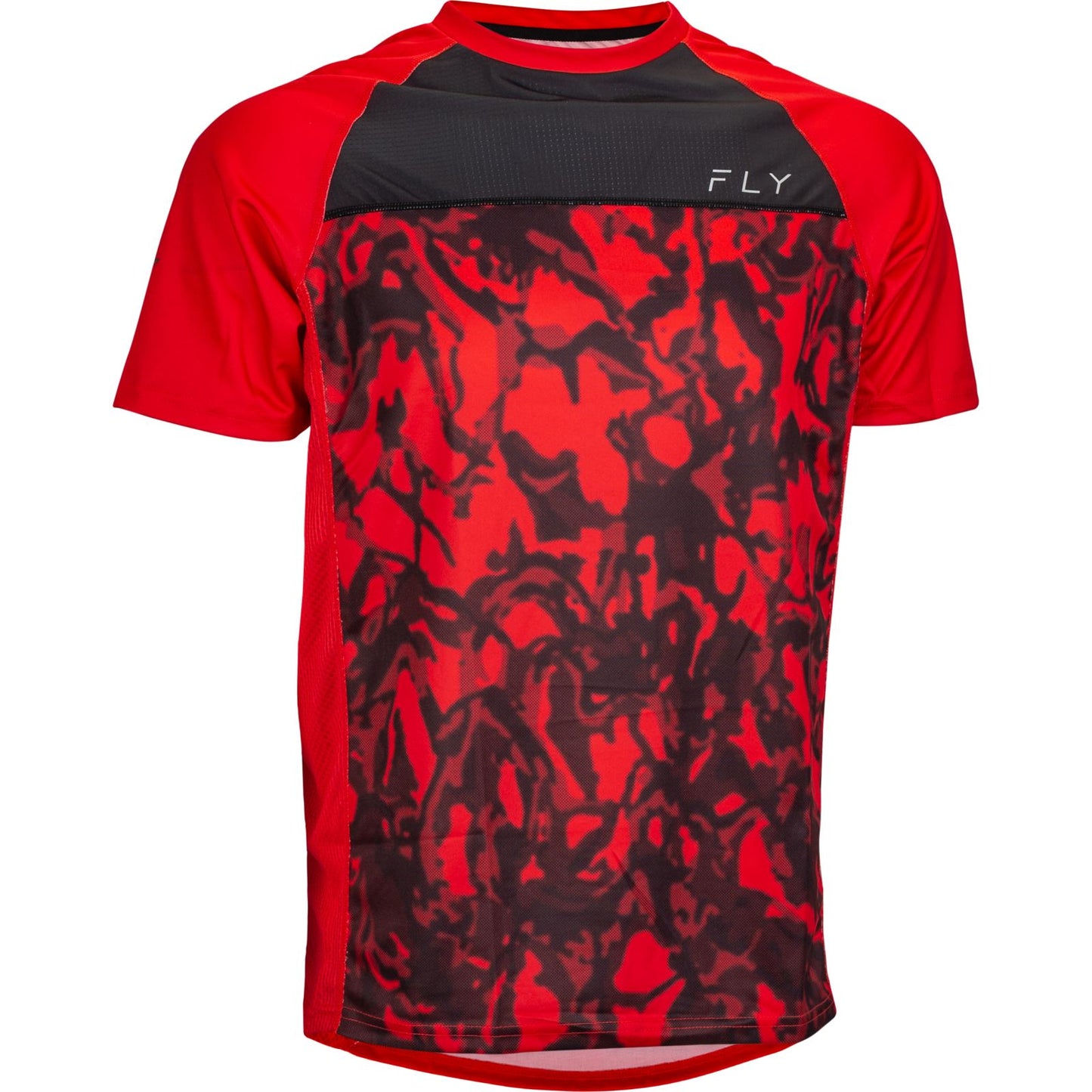 Fly Racing Super D Jersey - Red Camo/Black - XL 352-8143X_1159026