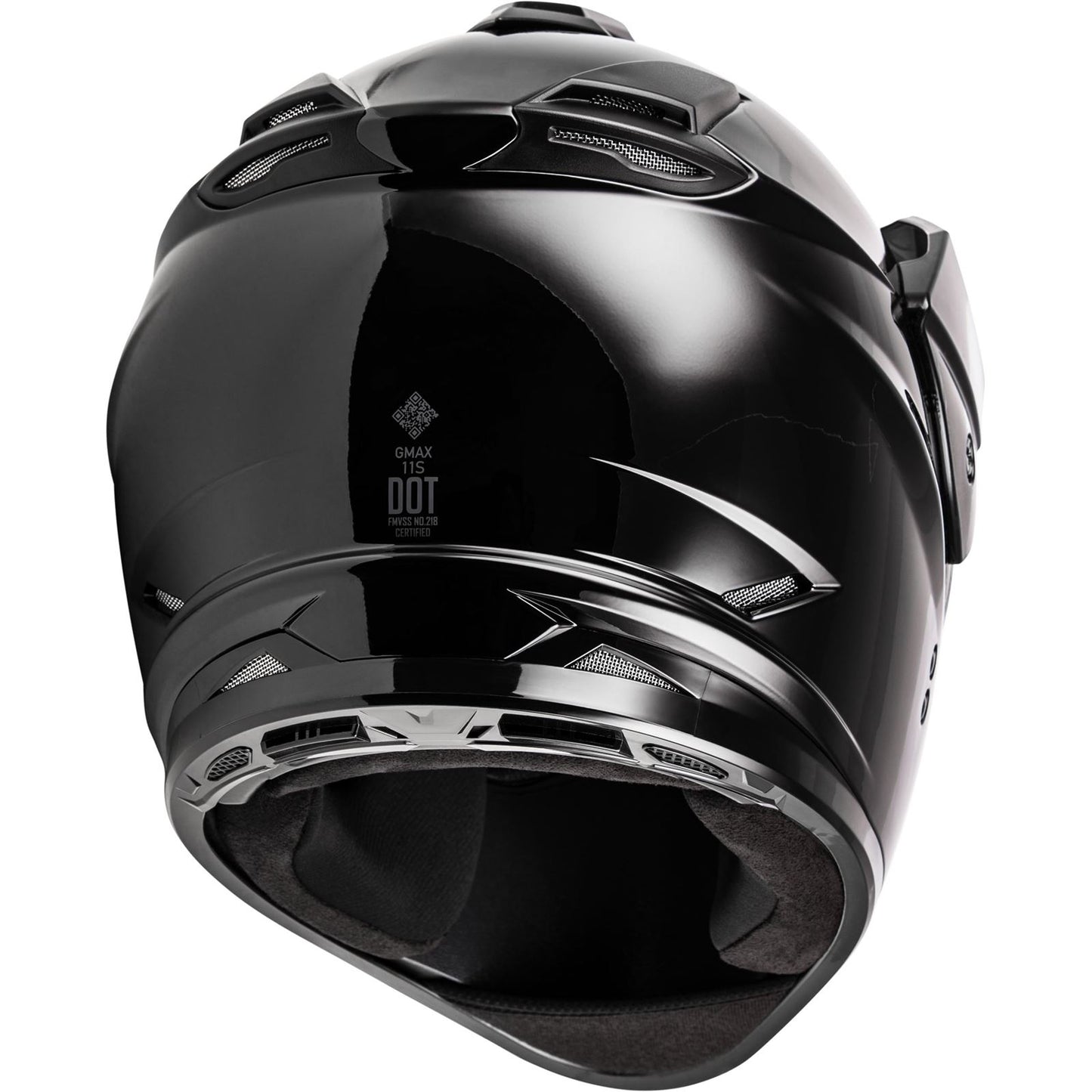 GMax GM-11S Dual Sport Snow Helmet - Black _1710392
