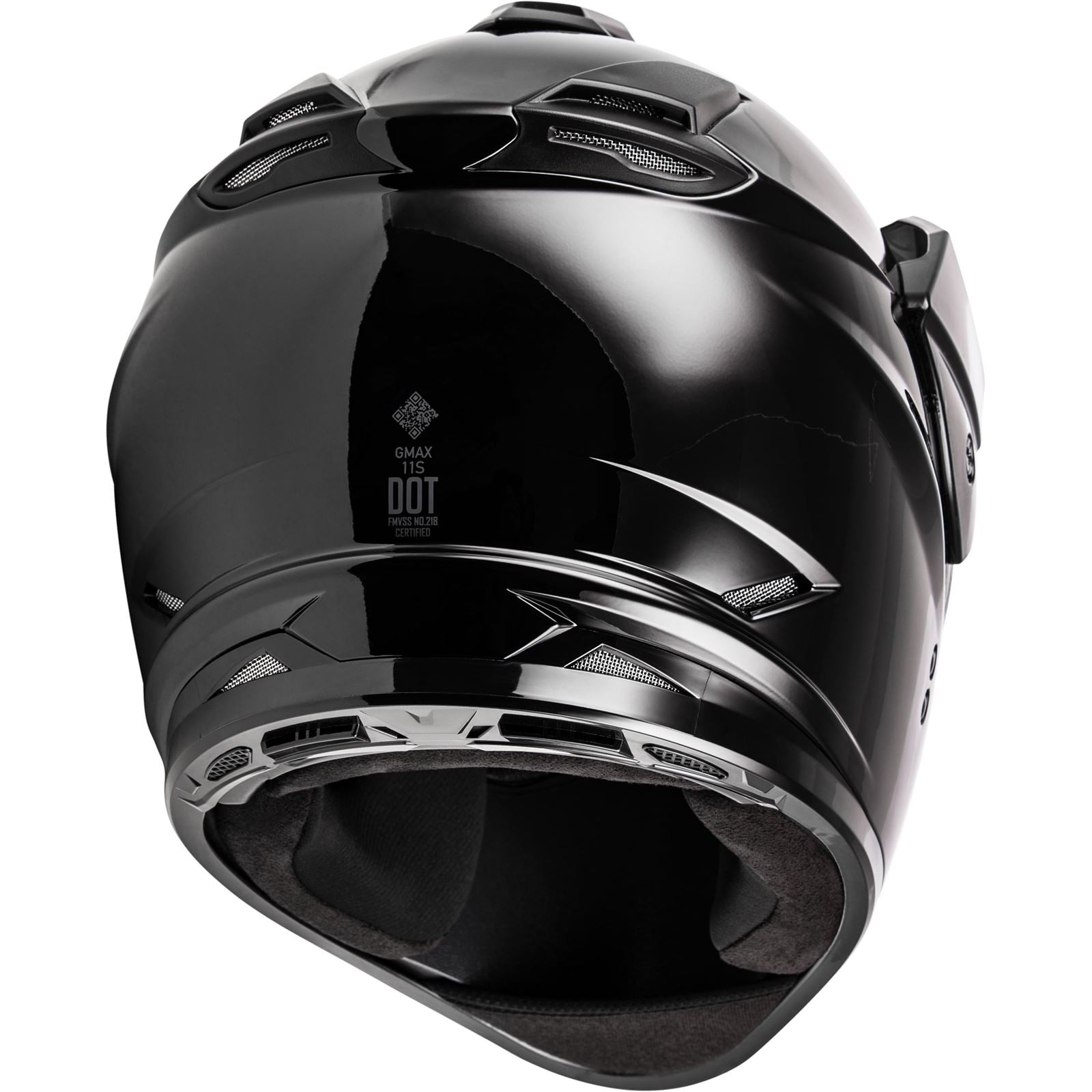 GMax GM-11S Dual Sport Snow Helmet - Black _1710392