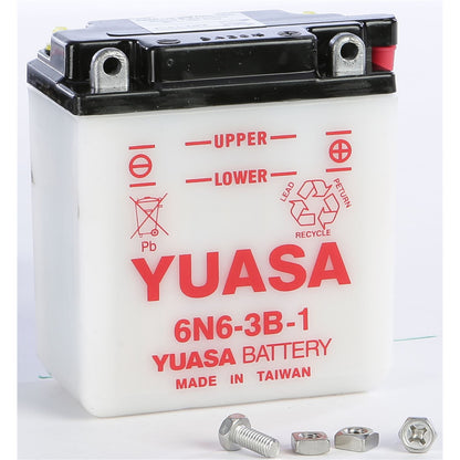 Yuasa Battery 6N6-3B-1 Conventional electrolyte Sold Separately YUAM2663B_195656