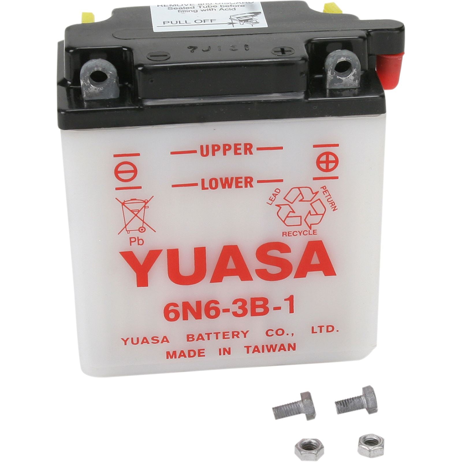 Yuasa Battery 6N6-3B-1 Conventional electrolyte Sold Separately YUAM2663B_501471