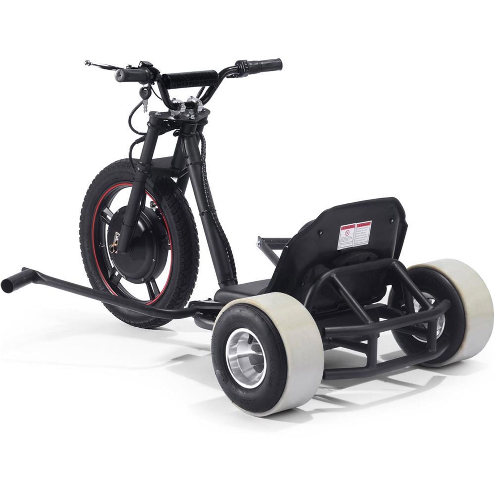 MotoTec USA Drifter 48v 800w Electric Trike MT-Drifter-800-Lithium_Black_1160043
