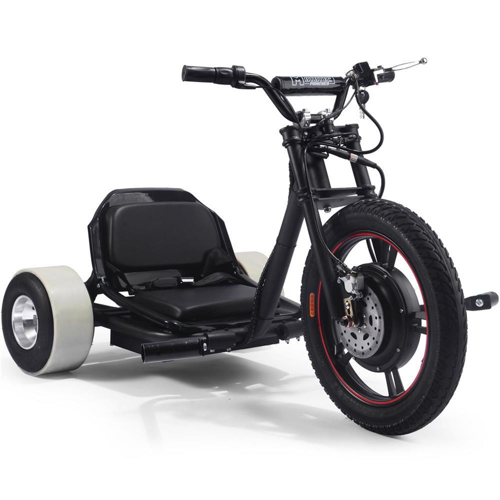 MotoTec USA Drifter 48v 800w Electric Trike MT-Drifter-800-Lithium_Black_1160047