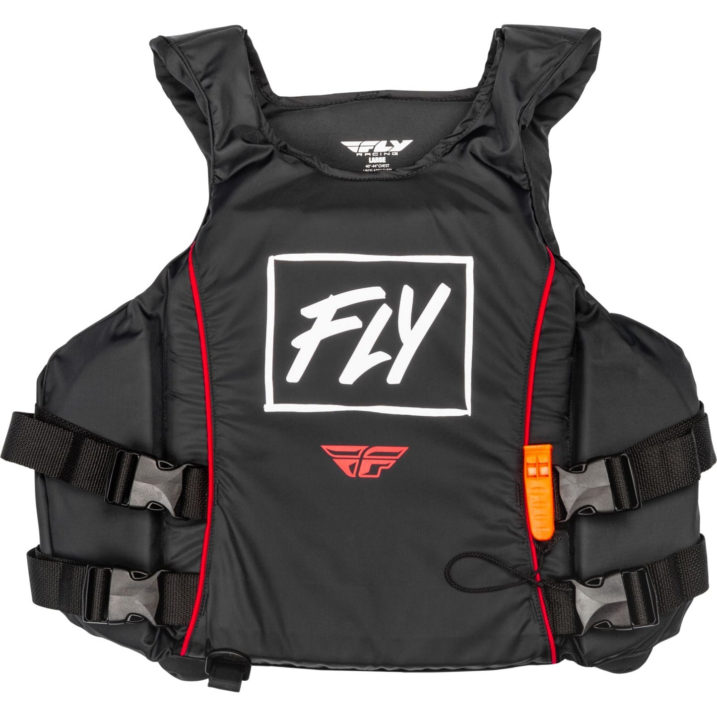 Fly Racing Pullover Flotation Life Vest - Black/White/Red - Large 221-30300L_1160387
