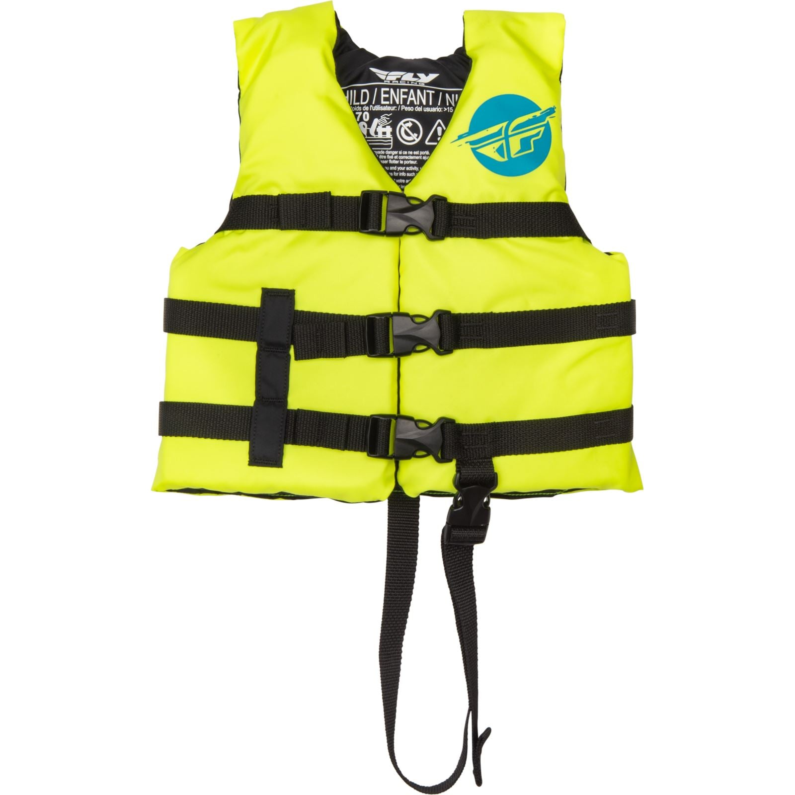 Fly Racing Child Flotation Life Vest - Hi-Vis/Blue 221-30321_1160332