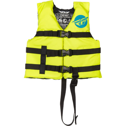Fly Racing Child Flotation Life Vest - Hi-Vis/Blue 221-30321_1160332