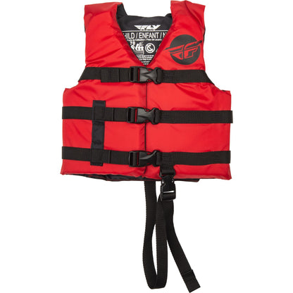 Fly Racing Child Flotation Life Vest - Red/Black 221-30322_1160334