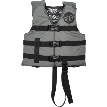 Fly Racing Child Flotation Life Vest - Grey/Black 221-30323_1160314