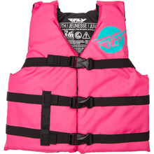 Fly Racing Youth Flotation Life Vest - Neon Pink/Teal 221-30330_1160313
