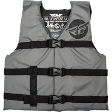 Fly Racing Youth Flotation Life Vest - Grey/Black 221-30333_1160294