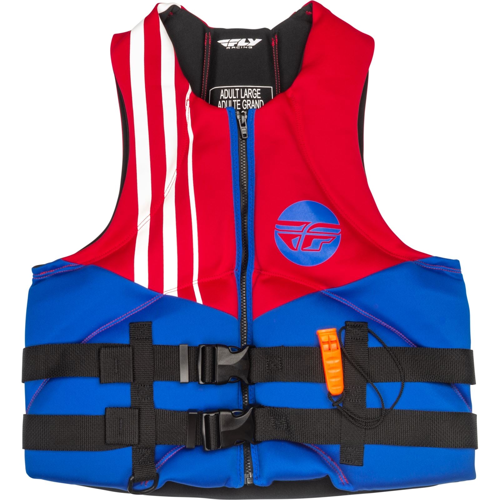 Fly Racing Neoprene Flotation Life Vest - Red/White/Blue_1160384