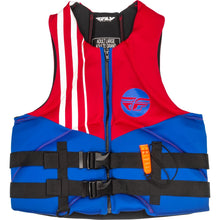 Fly Racing Neoprene Flotation Life Vest - Red/White/Blue_1160384