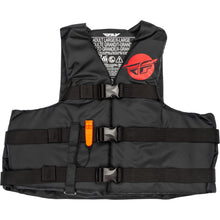 Fly Racing Nylon Flotation Life Vest - Black/Red - 3XL 221-304103X_1160360