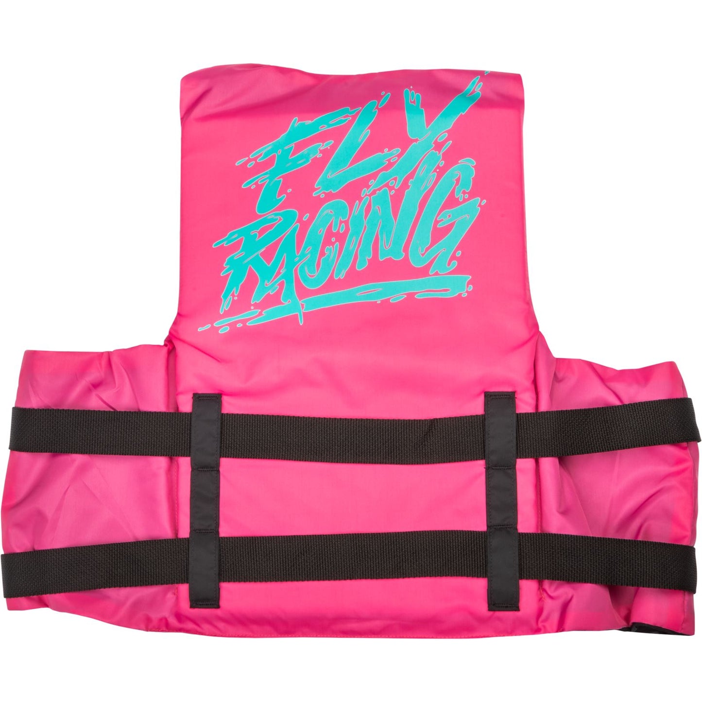 Fly Racing Nylon Flotation Life Vest - Neon Pink/Teal - 2XL 221-304142X_1160399