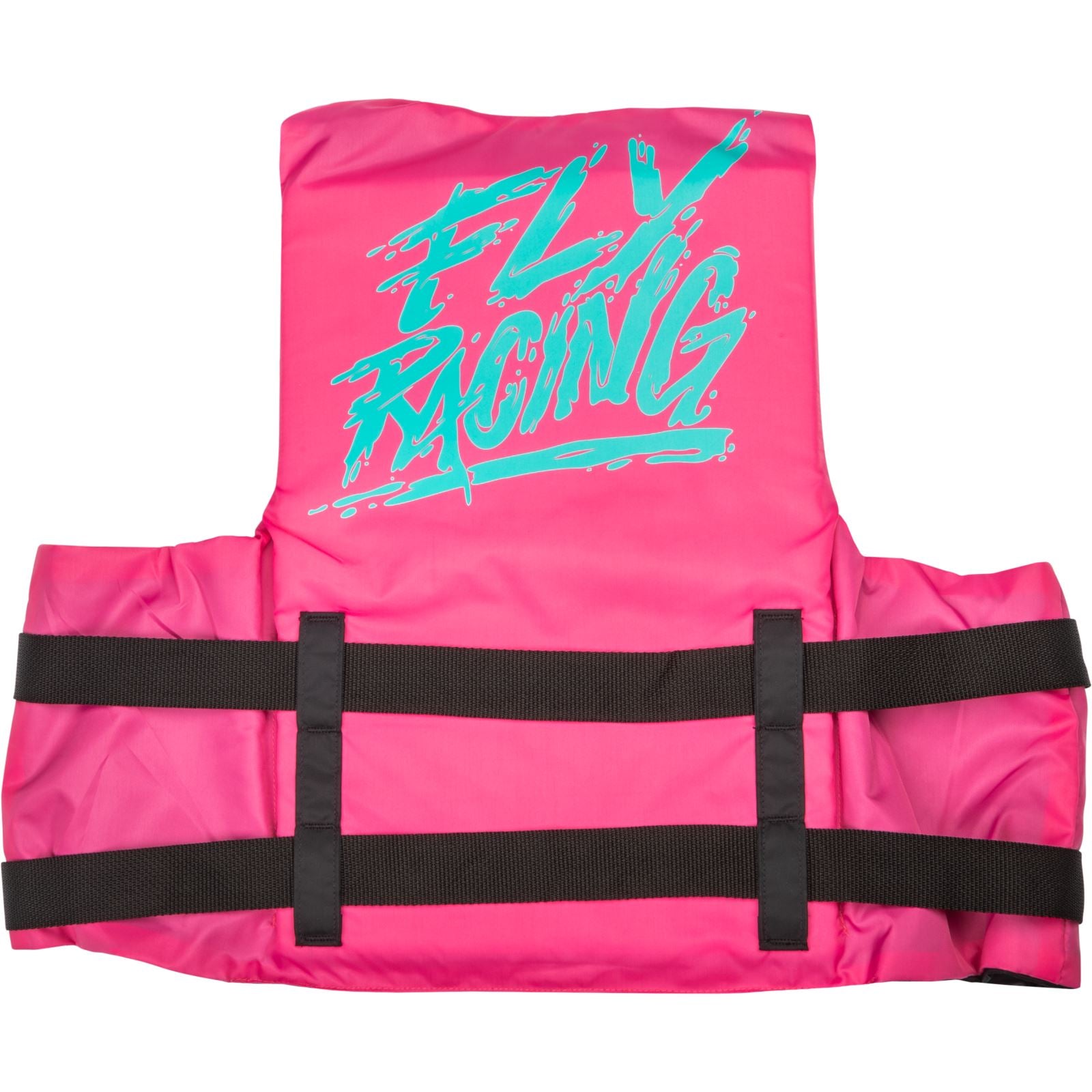 Fly Racing Nylon Flotation Life Vest - Neon Pink/Teal - 3XL 221-304143X_1160401