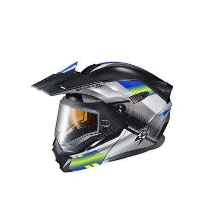 ScorpionEXO EXO-AT950 Cold Weather Helmet ZEC - Dual Pane - Blue/Hi-Viz - 2XL [MPN: 95-1807-SD]_1367245