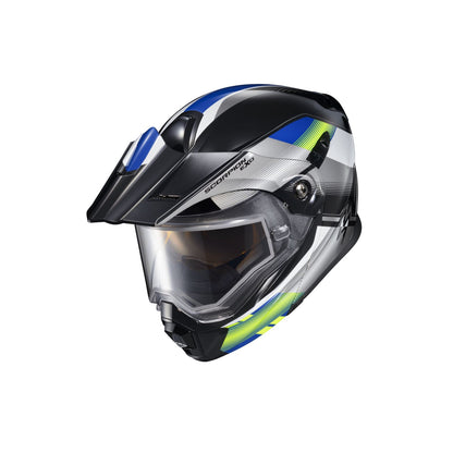 ScorpionEXO EXO-AT950 Cold Weather Helmet ZEC - Dual Pane - Blue/Hi-Viz - 2XL [MPN: 95-1807-SD]_1367249