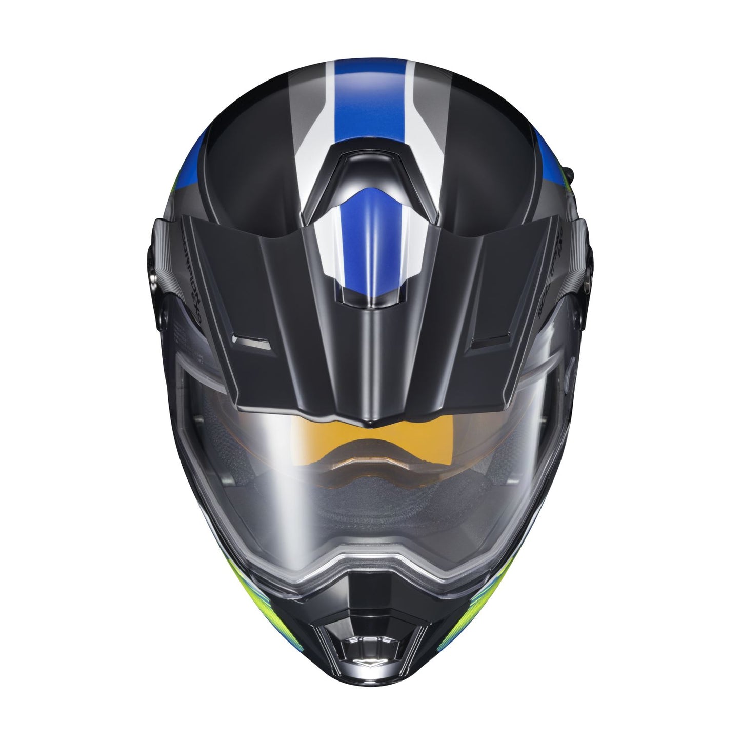 ScorpionEXO EXO-AT950 Cold Weather Helmet ZEC - Dual Pane - Blue/Hi-Viz - 2XL [MPN: 95-1807-SD]_1367250