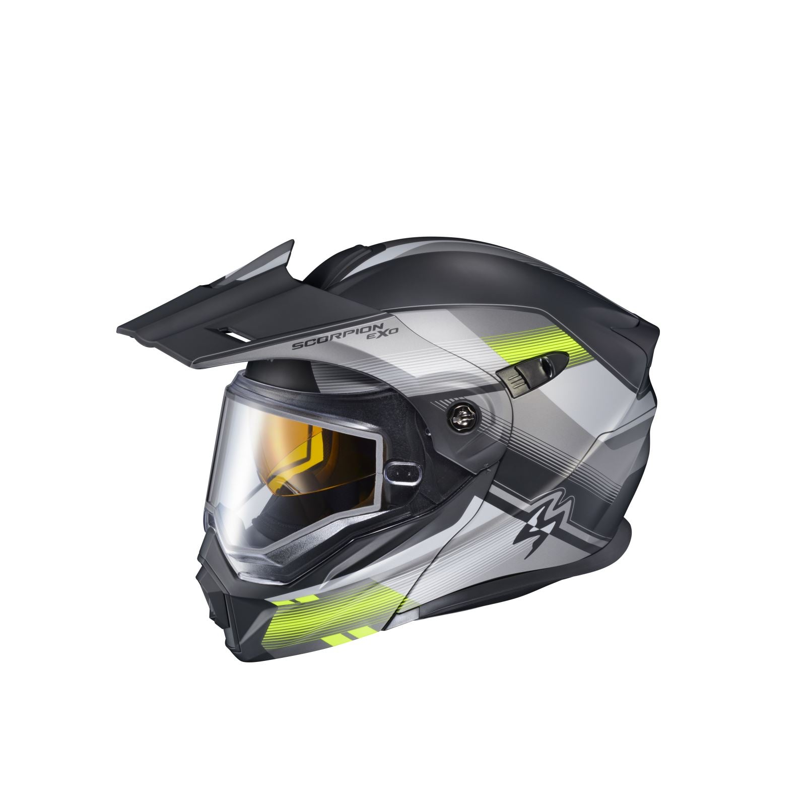 ScorpionEXO EXO-AT950 Cold Weather Helmet ZEC - Dual Pane - Grey/Hi-Viz_1373338