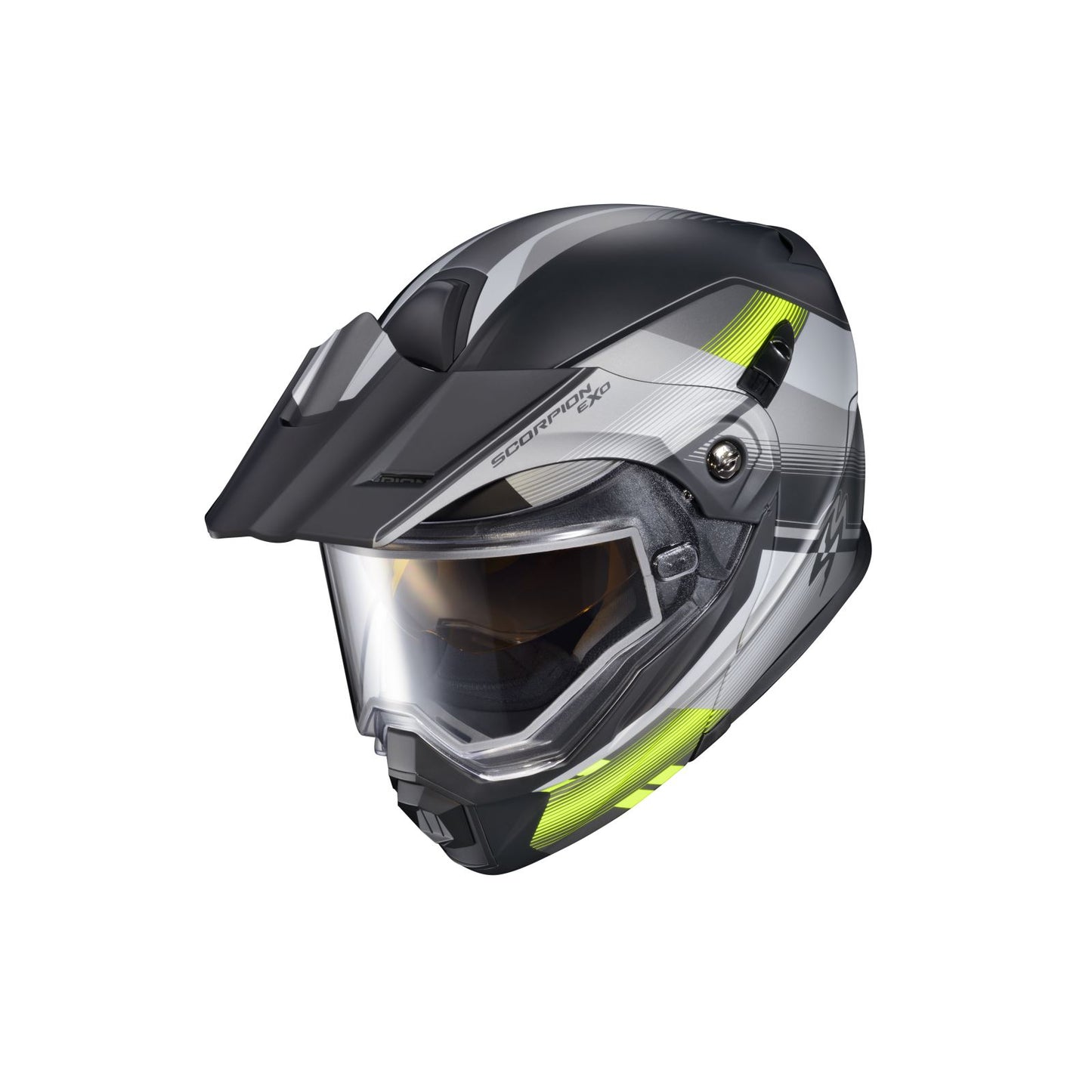 ScorpionEXO EXO-AT950 Cold Weather Helmet ZEC - Dual Pane - Grey/Hi-Viz_1373340