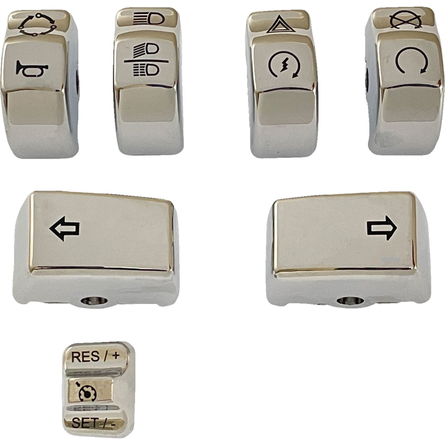 Drag Specialties Switch Caps - Chrome [MPN: 0616-0395]_1169370