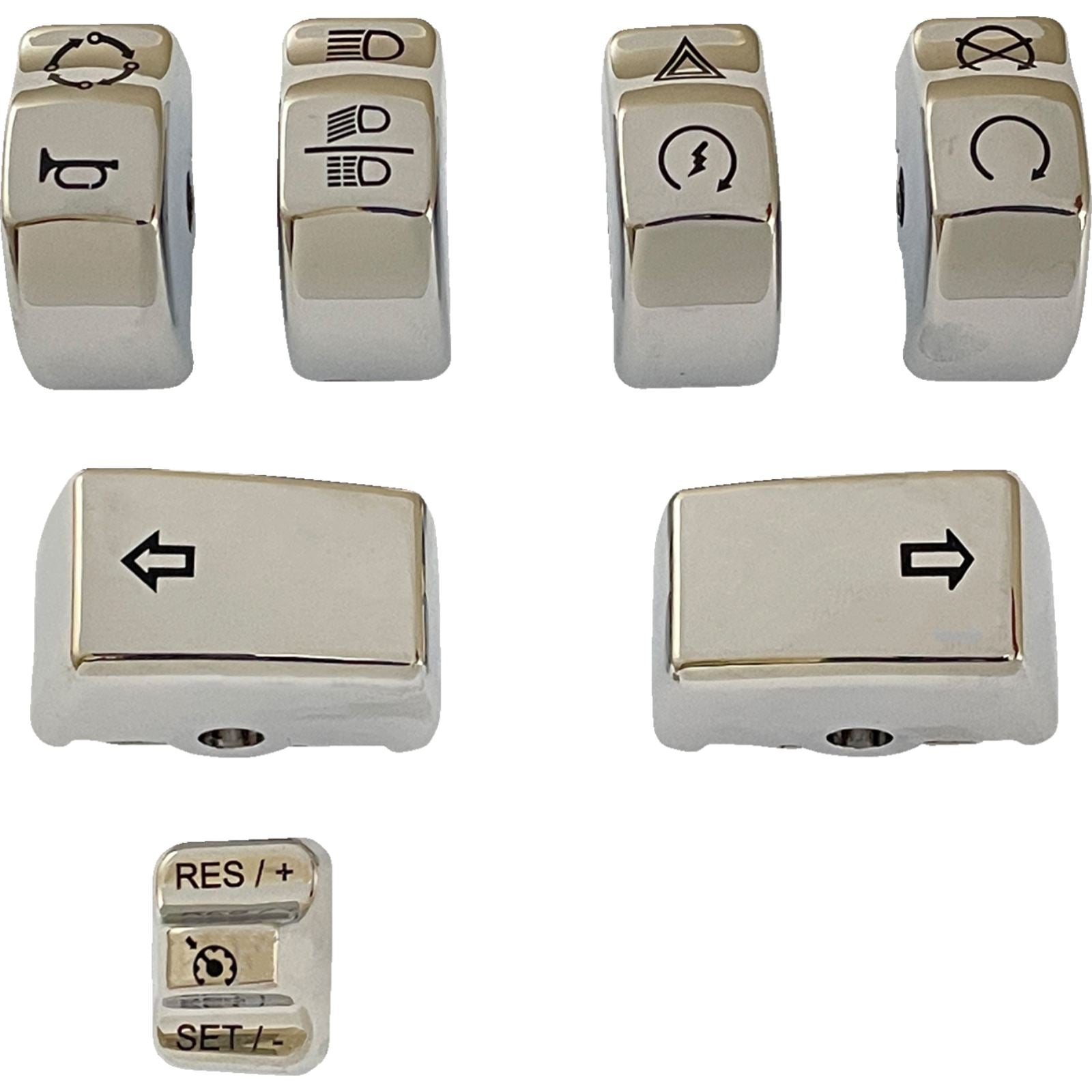 Drag Specialties Switch Caps - Chrome [MPN: 0616-0395]_1169370