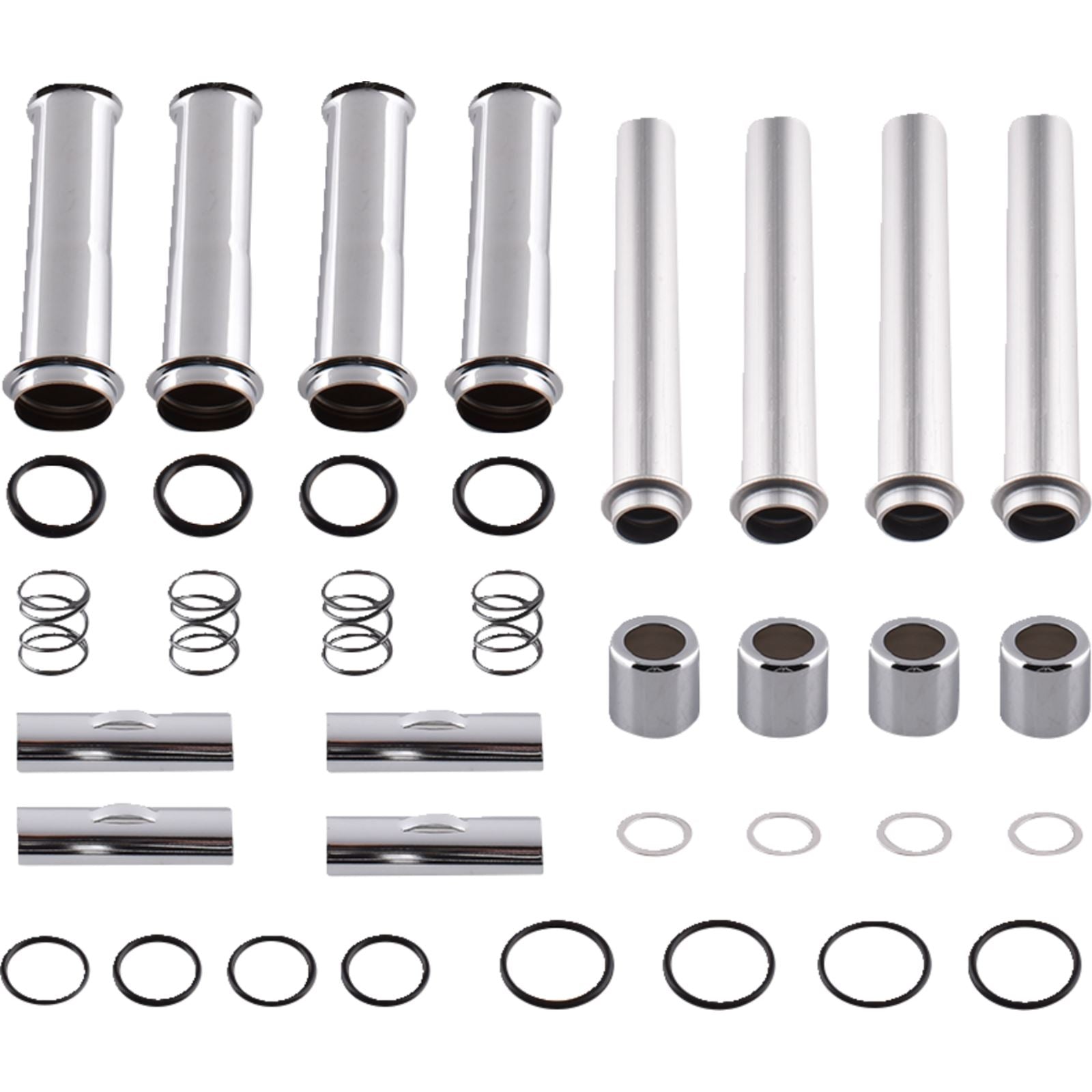 Drag Specialties Pushrod Tube Kit - Chrome - M8 0940-2105_1393368