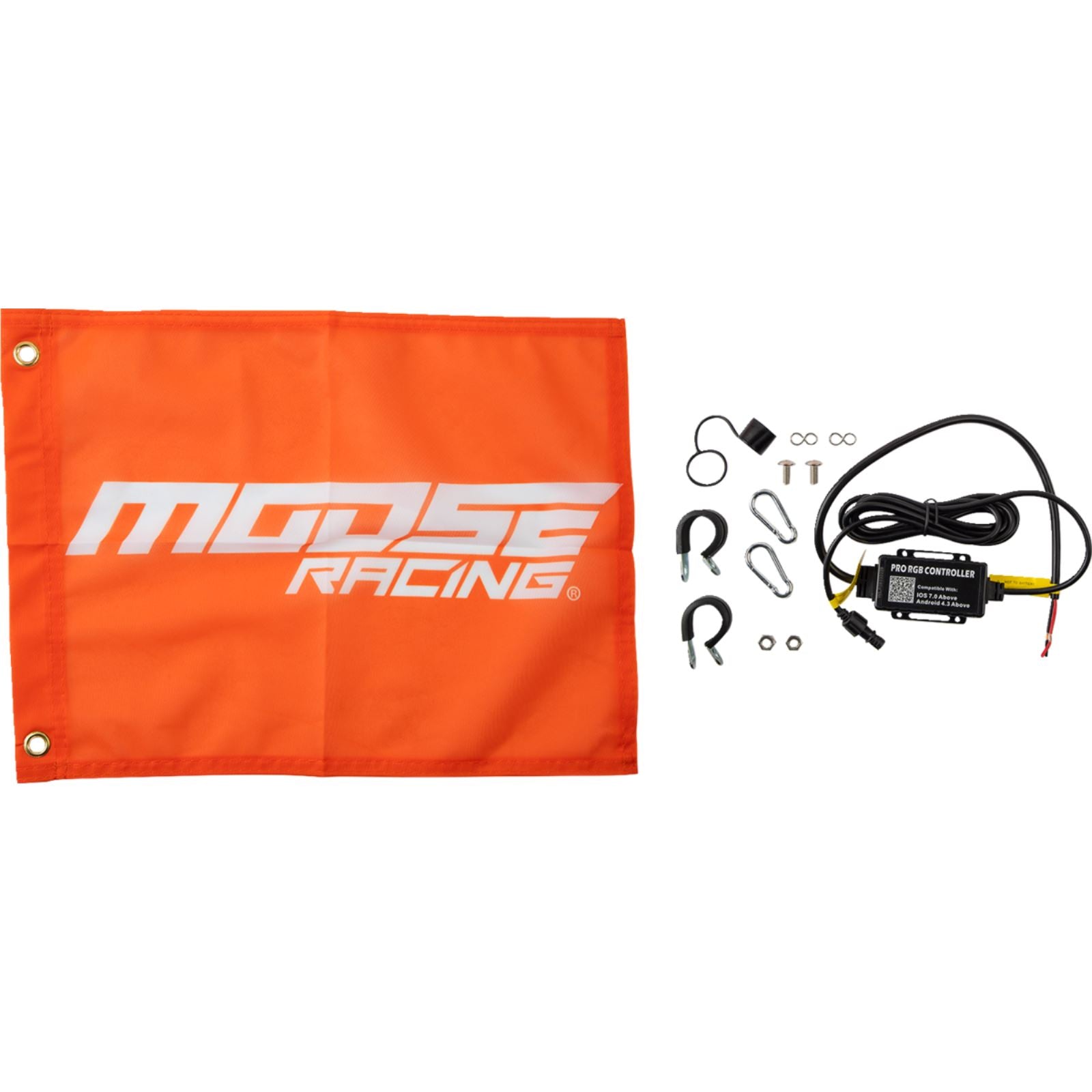 Moose Offroad 3' Whip Light - RGB - Black SB-RGBBT-131-PU_1160503