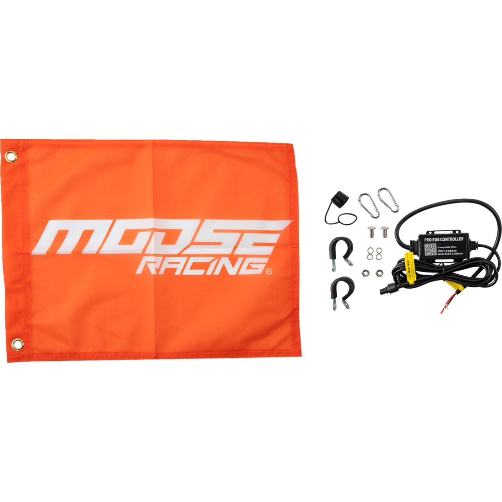 Moose Offroad 5' Whip Light - RGB - Black SB-RGBBT-151-PU_1160504