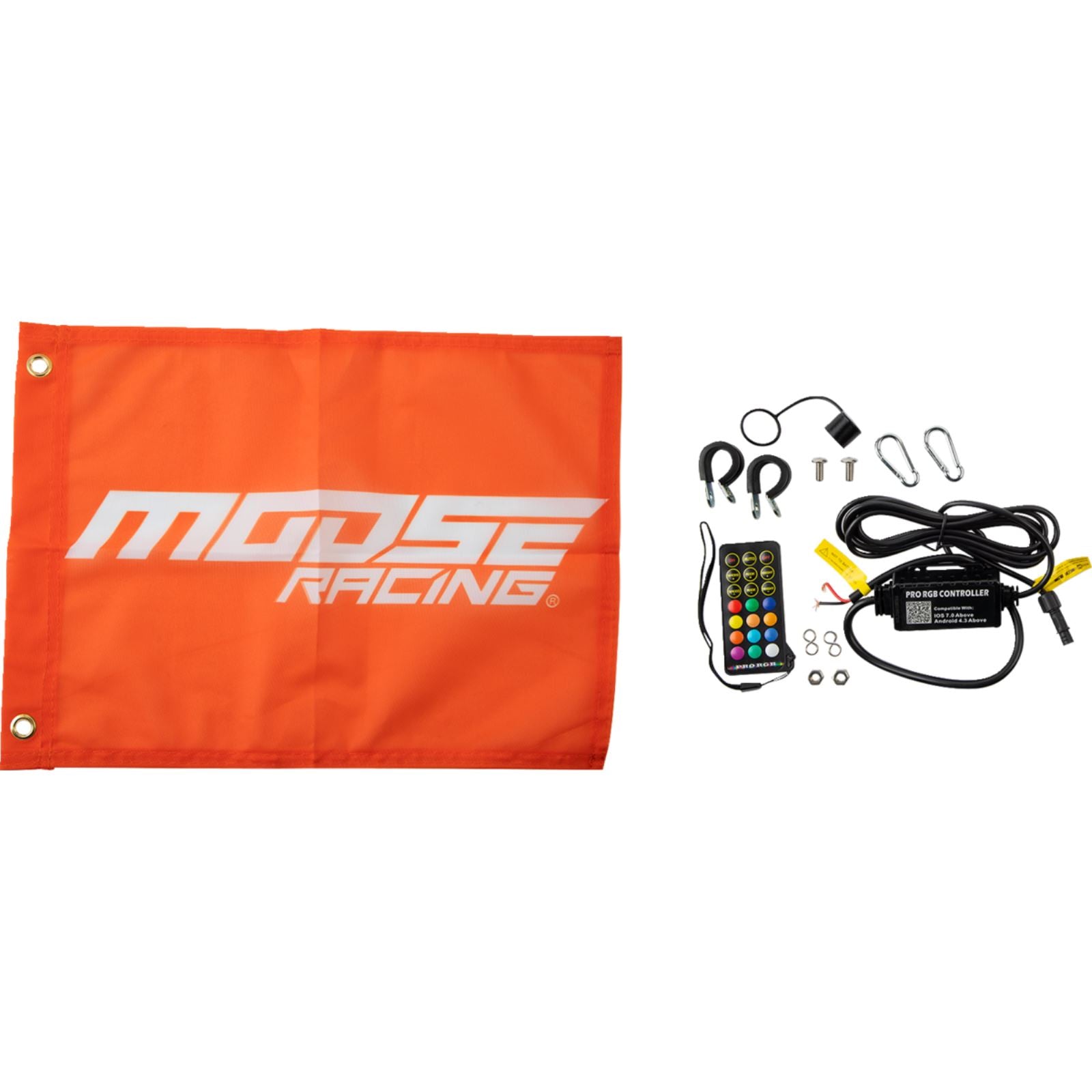 Moose Offroad 5' Whip Light - RGB - Black - Chase SB-CHSBTR-151PU_1160509