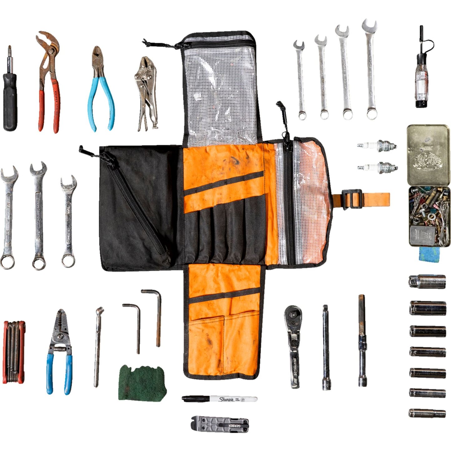 Biltwell Inc. EXFIL-0 2.0 Tool Roll - Black - Tools not included [MPN: 3017-01]_1166439