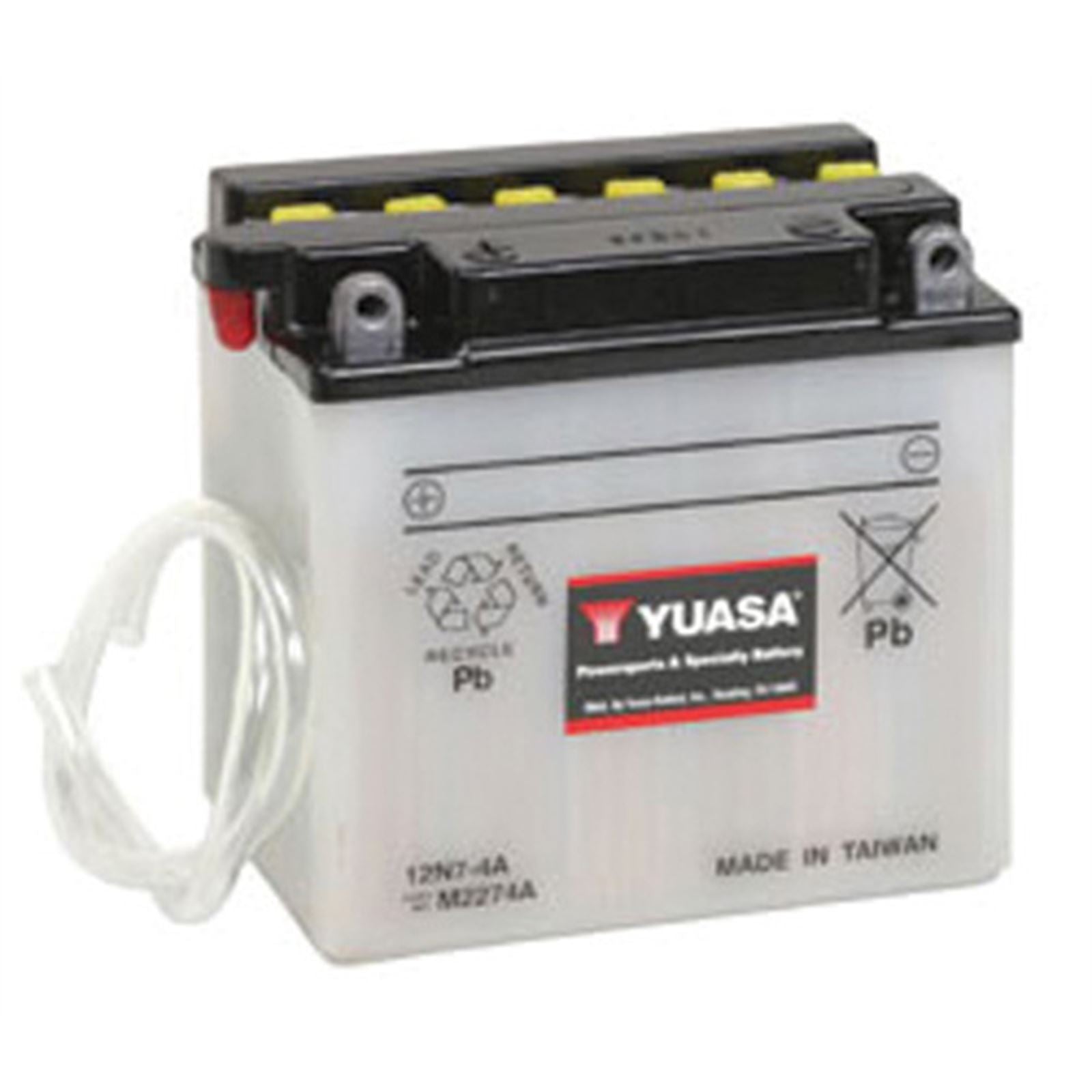 Yuasa Battery 12N7-4A Conventional electrolyte Sold Separately YUAM2274A_591017