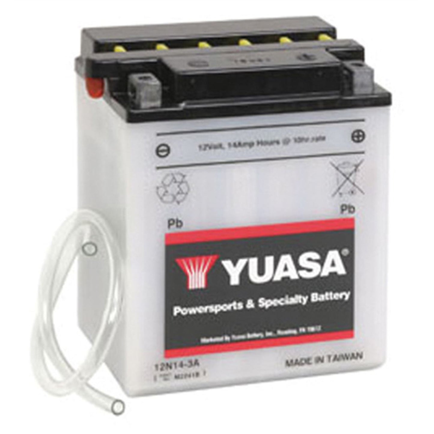 Yuasa Battery 12N14-3A Conventional electrolyte Sold Separately YUAM2241B_591021