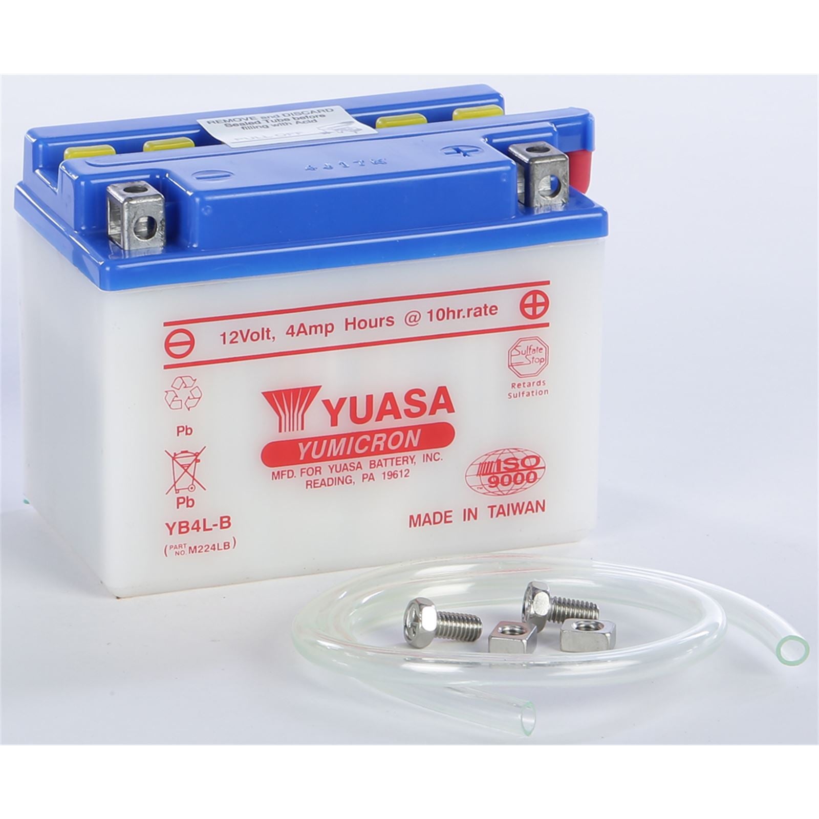 Yuasa Battery YB4L-B Conventional electrolyte Sold Separately YUAM224LB_195683