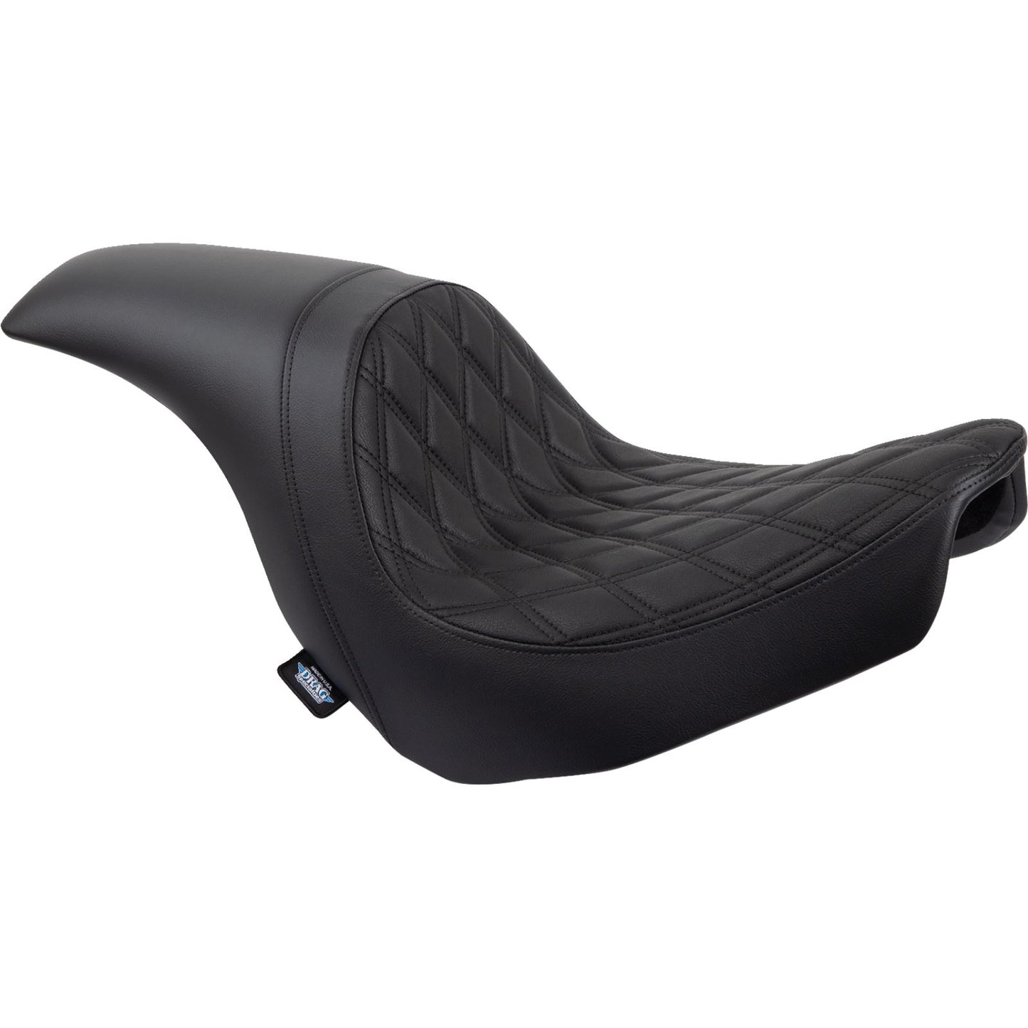 Drag Specialties Predator Seat - Diamond - Black Stitching - Vinyl - FLSB/FXLR '18-'21 0802-1517_1161222