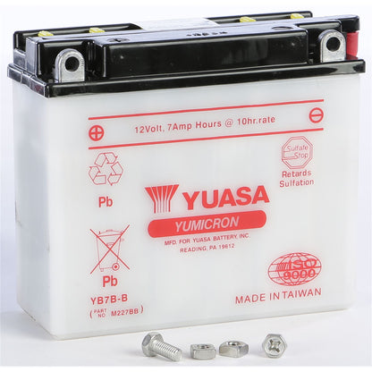 Yuasa Battery YB7B-B Conventional electrolyte Sold Separately YUAM227BB_195685