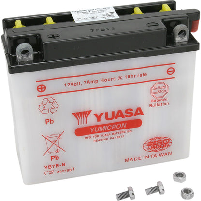 Yuasa Battery YB7B-B Conventional electrolyte Sold Separately YUAM227BB_501521