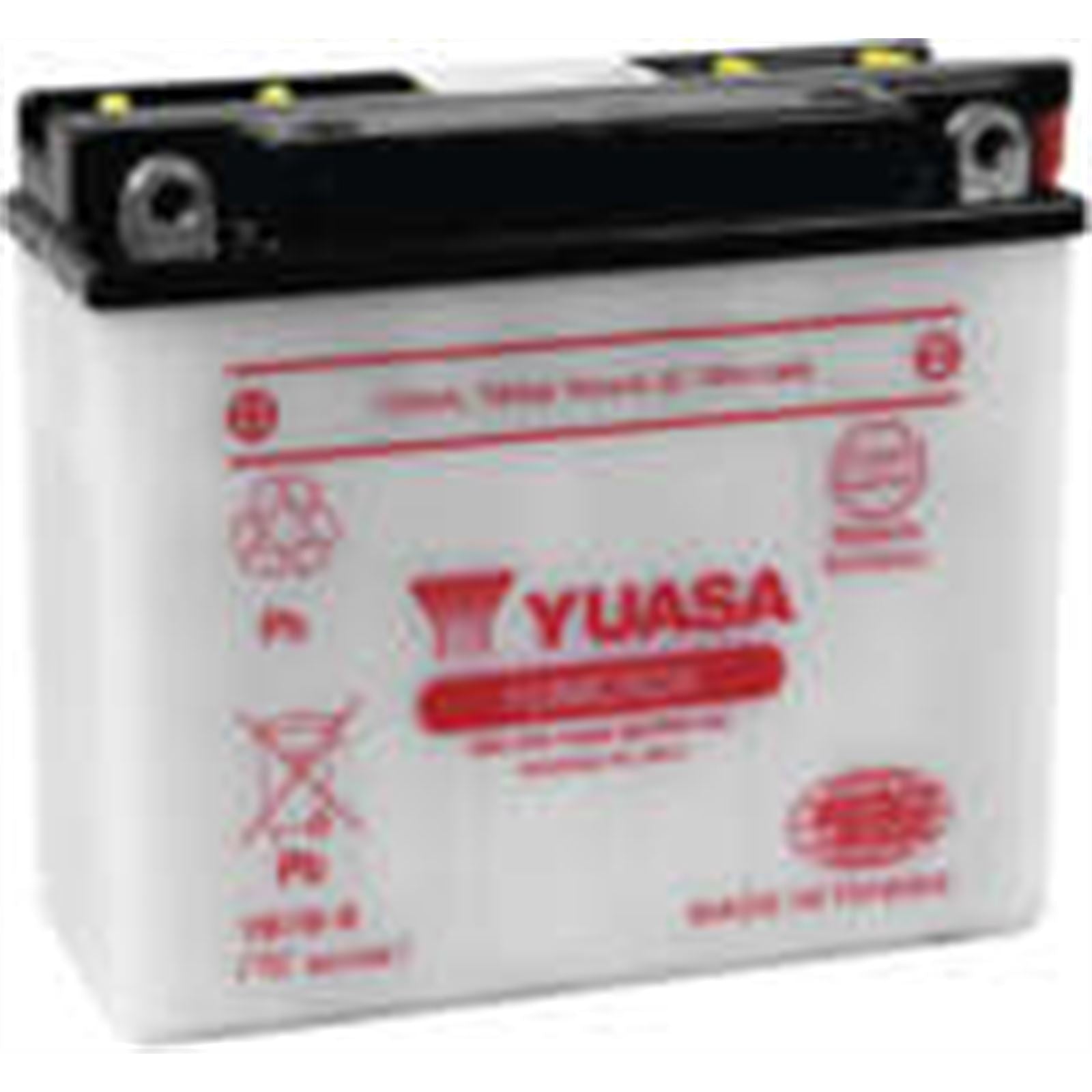 Yuasa Battery YB7B-B Conventional electrolyte Sold Separately YUAM227BB_195686